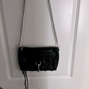 Rebecca Minkoff slightly worn black leather cross body